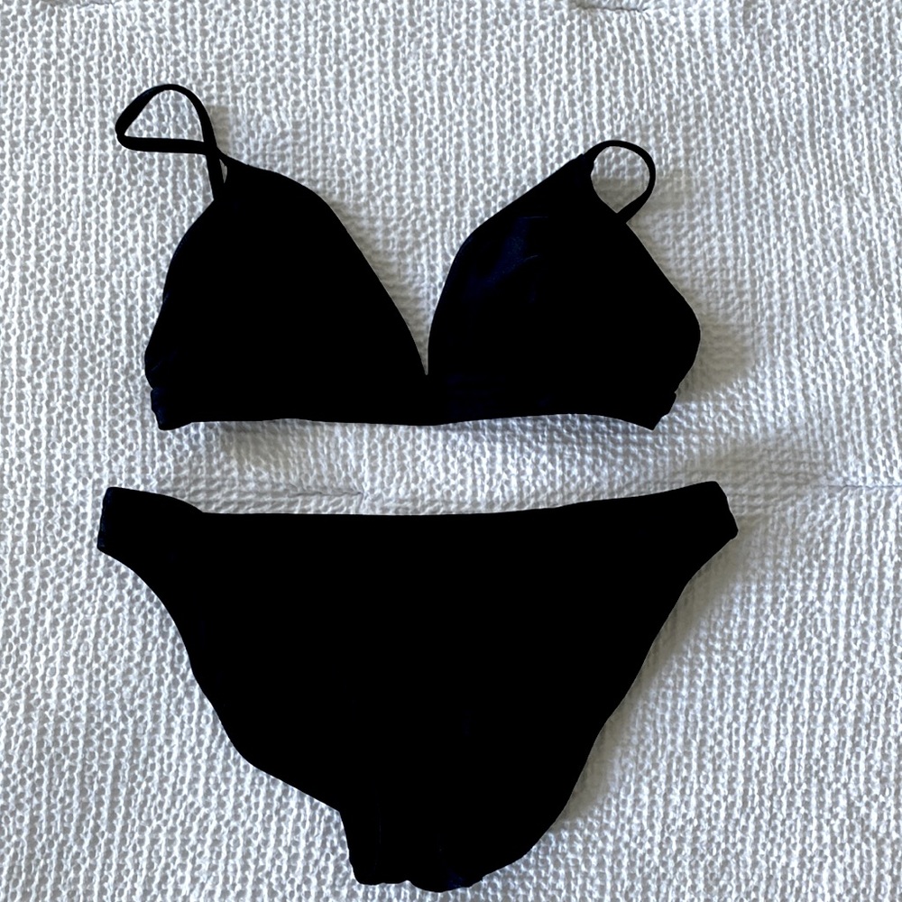 Jcrew factory black bikini